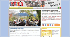 Desktop Screenshot of esperanto-midipyrenees.org